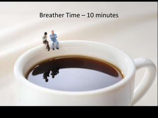 Breather Time – 10 minutes
 