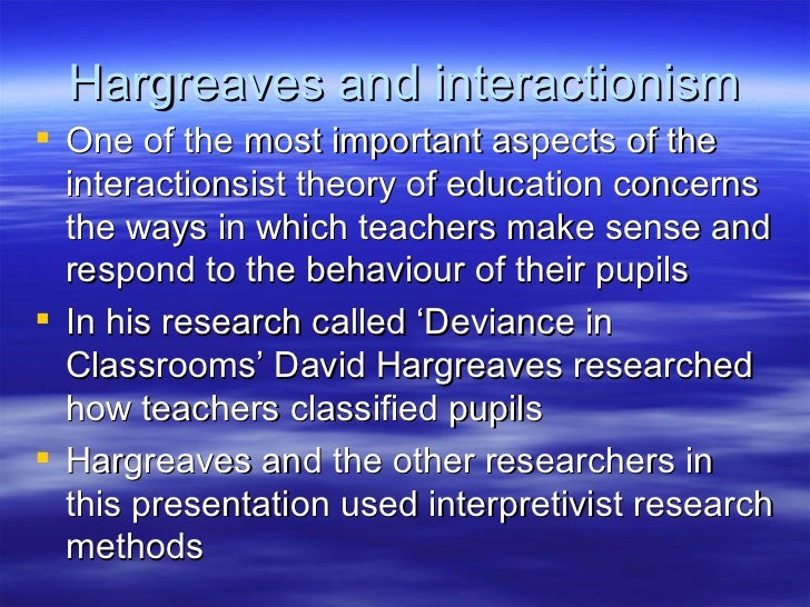 what is an interactionist approach