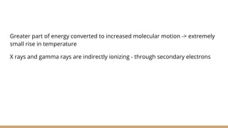 Interaction of x and gamma rays with matter | PDF