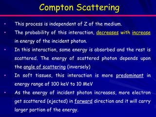 Interaction_photon_electron_with_matter.ppt | Chemistry | Science