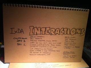 Film-making tools & techniques for interaction design
 