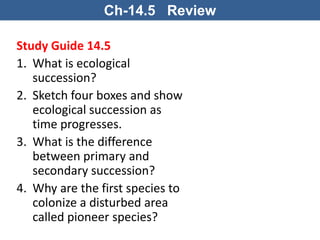 HW: Populations Video
• 10 facts from the video
• What did you find to be the most important idea from this
video?
 