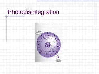 Photodisintegration Example Interactions of radiation_with_matter | PPT