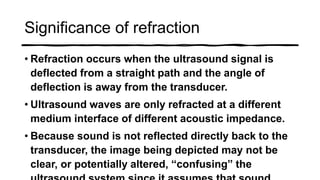 Interactions of ultrasound with matter | PPTX