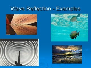 Wave Reflection - Examples
 