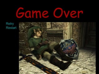 Game Over Retry Restart 