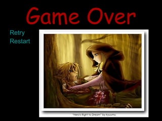 Game Over Retry Restart 