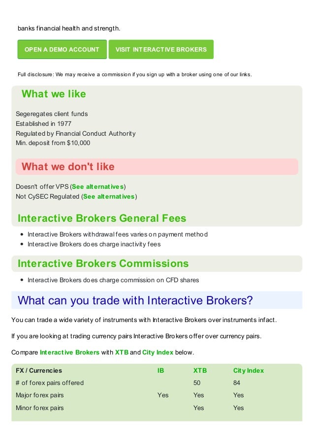 Interactive Brokers Review - 