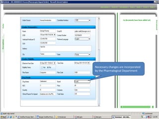 Necessary changes are incorporated by the Pharmalogical Department