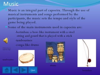 Capoeira Interactive Ppt Project | PPT