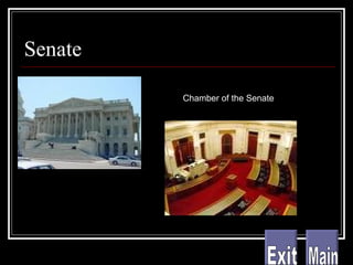 Senate Chamber of the Senate Main Exit 