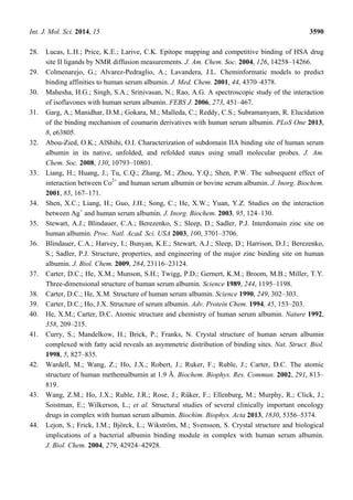 Interactive association of drugs binding to human | PDF