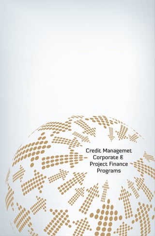 Project Finance
                    Corporate &
                    Credit Mgt.


                    Programs
Credit Managemet

  Corporate & 

 Project Finance

    Programs

 