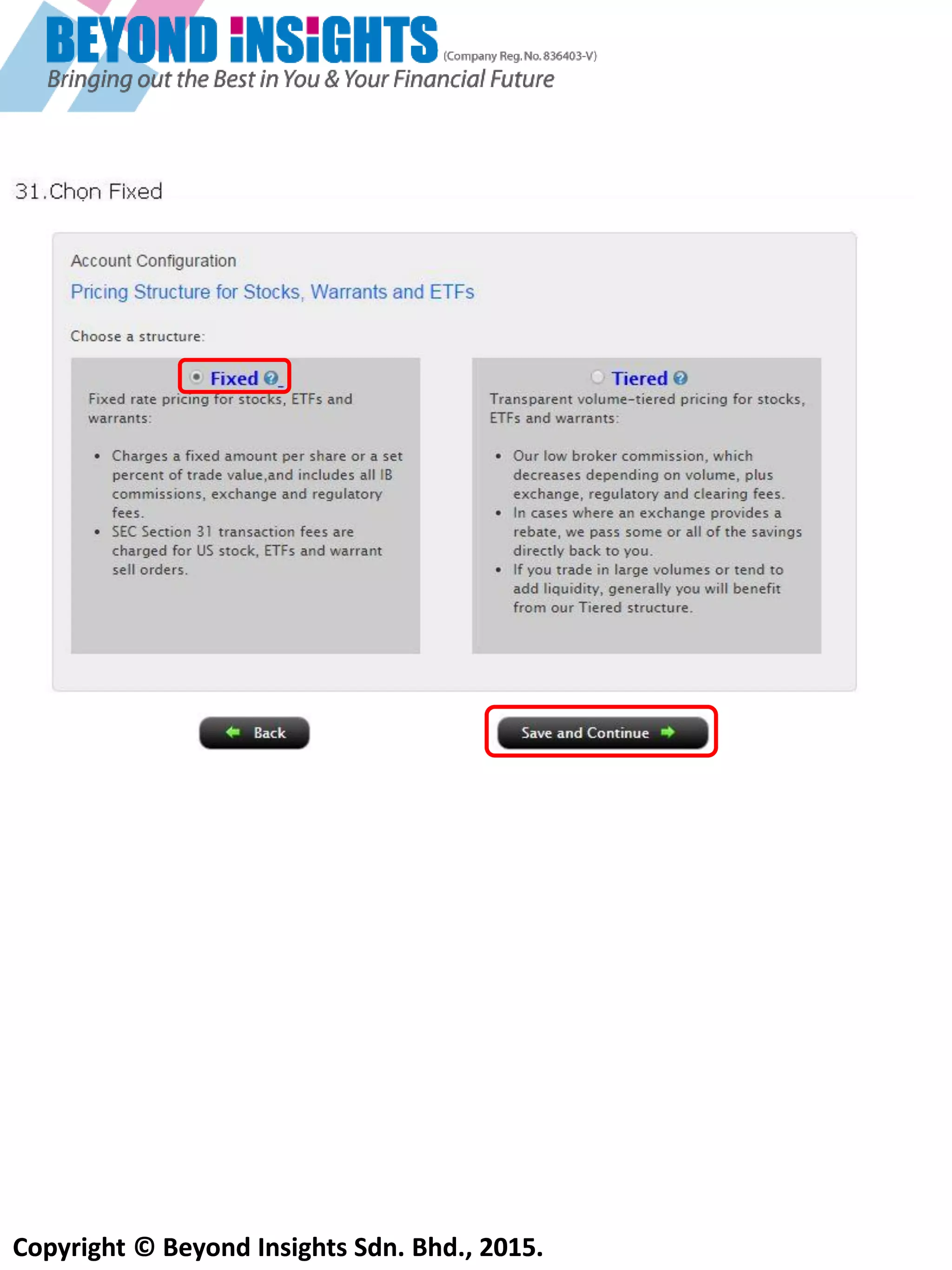 Copyright © Beyond Insights Sdn. Bhd., 2015.
24) Chon “Fixed”.
 