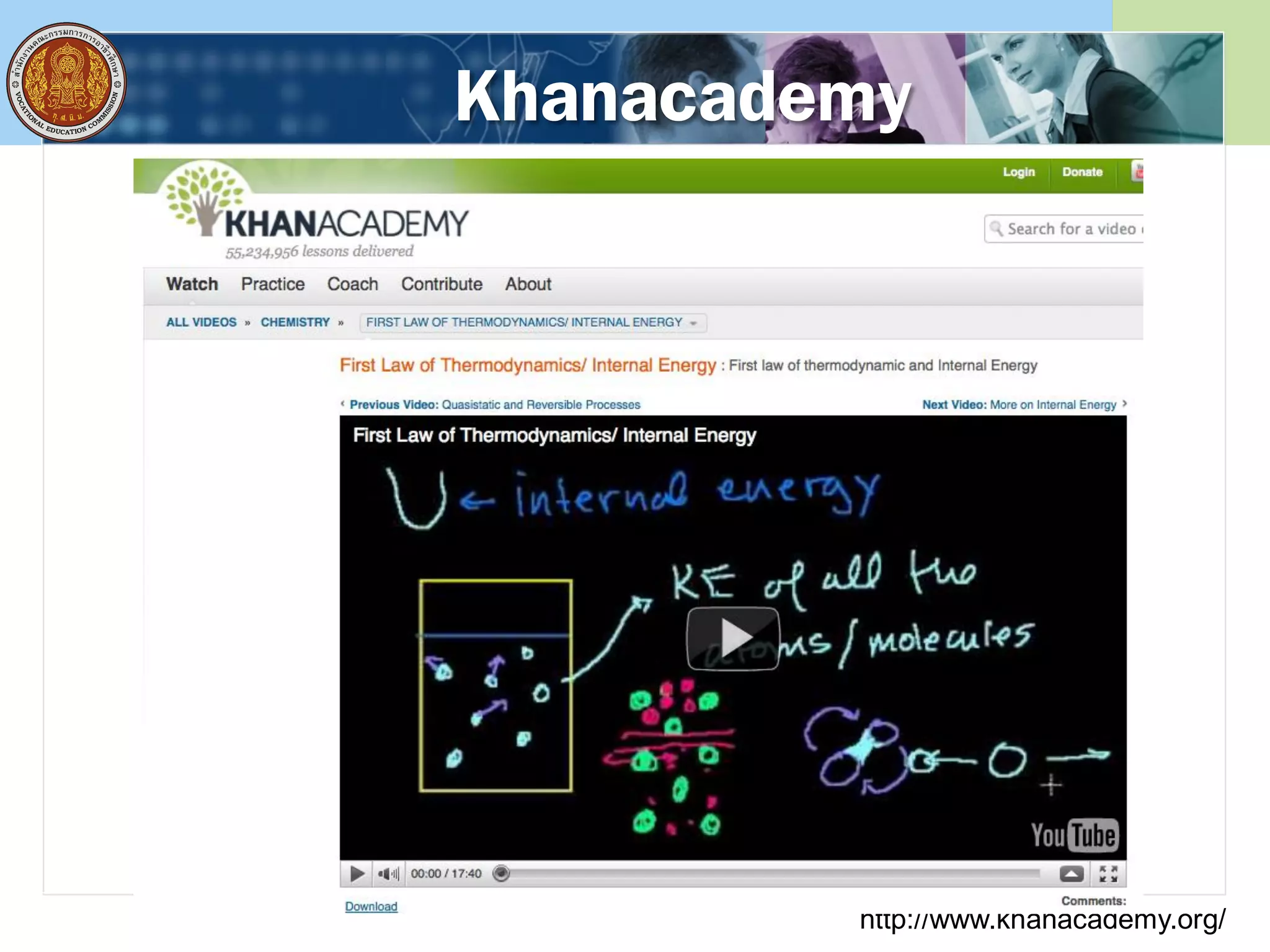 Khanacademy
http://www.khanacademy.org/
 
