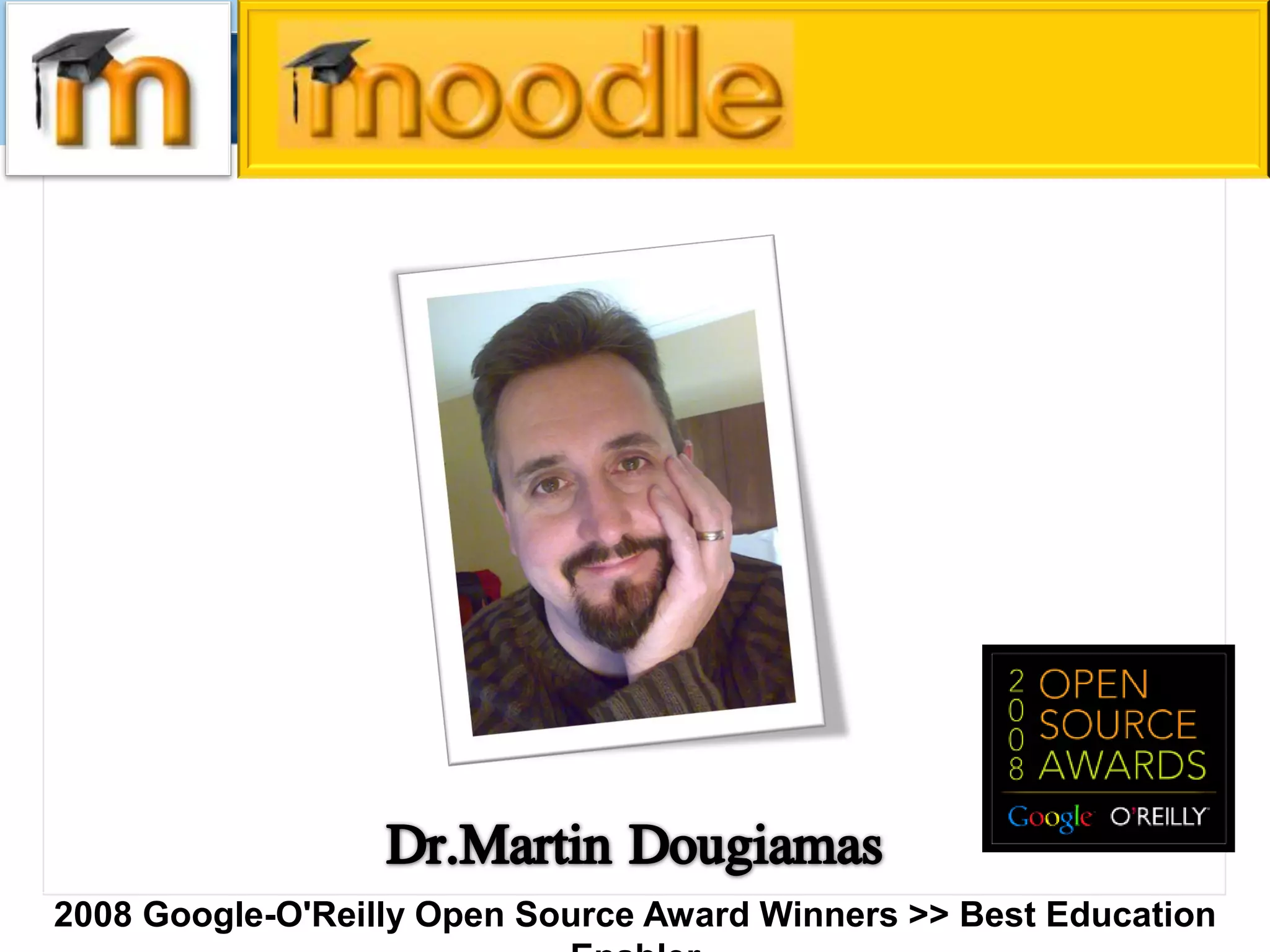 2008 Google-O'Reilly Open Source Award Winners >> Best Education
 