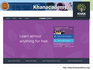 Khanacademy
http://www.khanacademy.org/
 