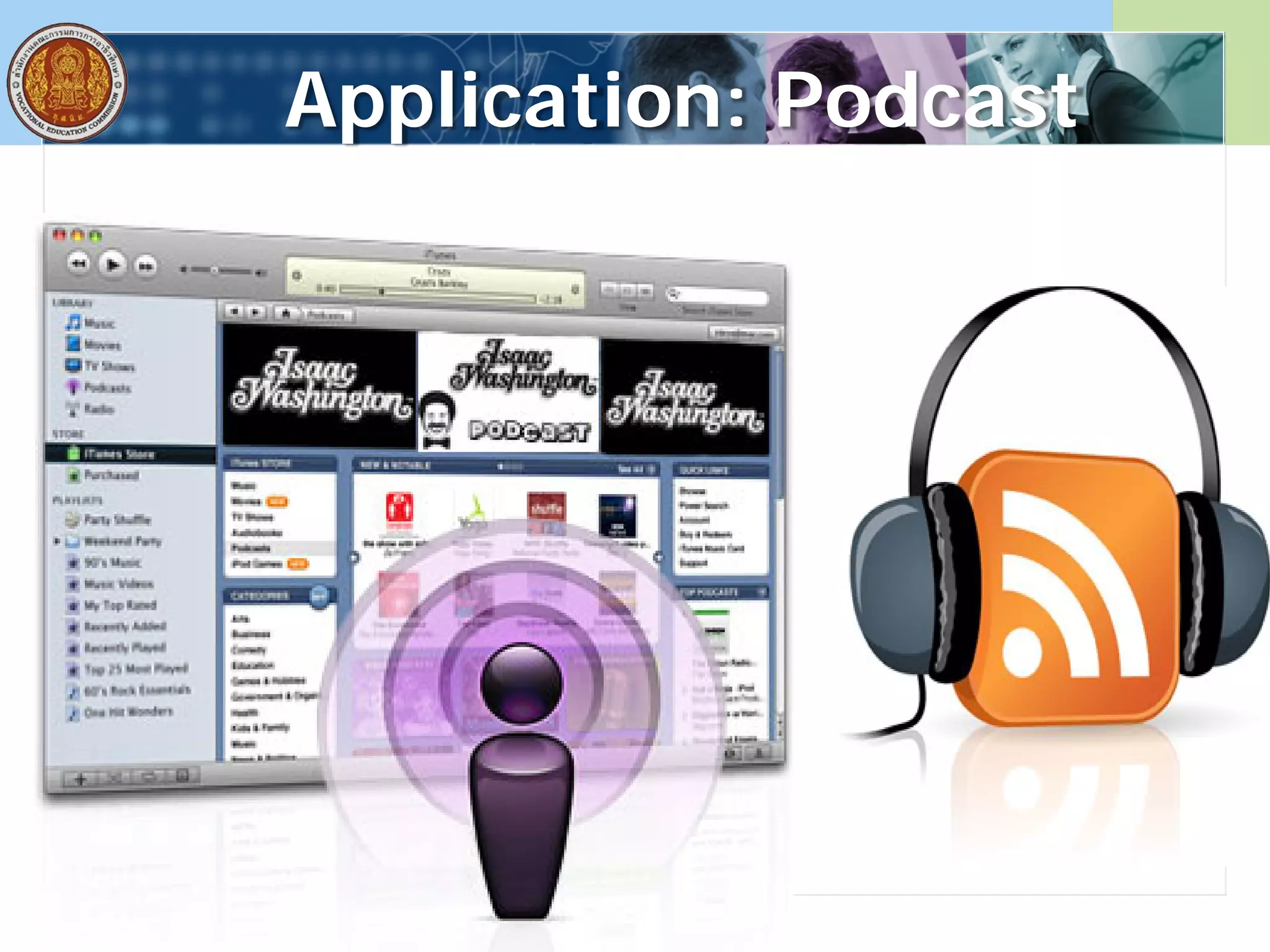 Application: Podcast
 