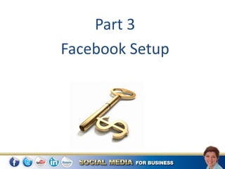 Part 3
Facebook Setup
 