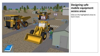 Designing safe
mobile equipment
access areas
Click on the highlighted areas to
learn more.
 