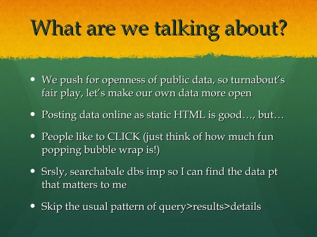 Making HTML Tables Interactive | PPT