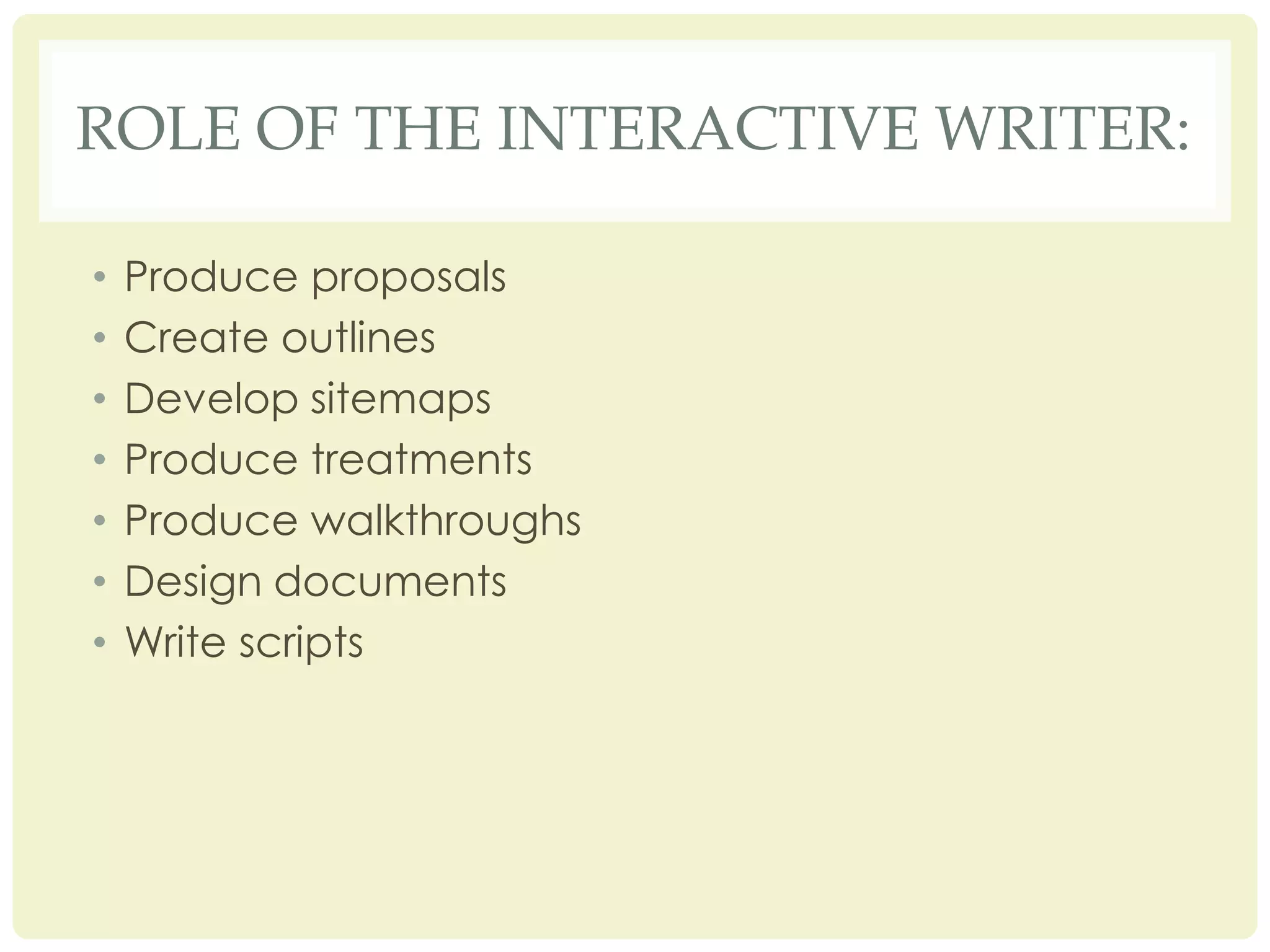 Interactive media | PPTX