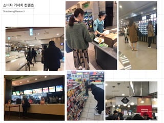 소비자 리서치 컨텐츠
Shadowing Research
 