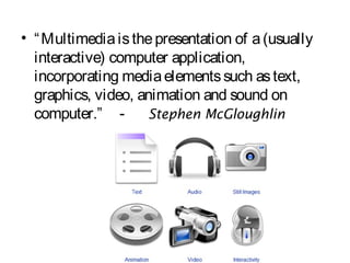 Interactive multimedia and virtual reality | PPT