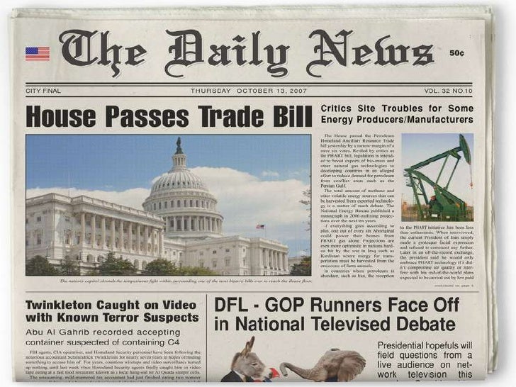 Interactive Newspaper Sample
