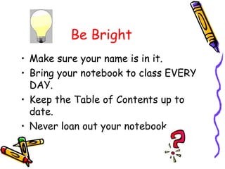 Interactive notebook | PPT