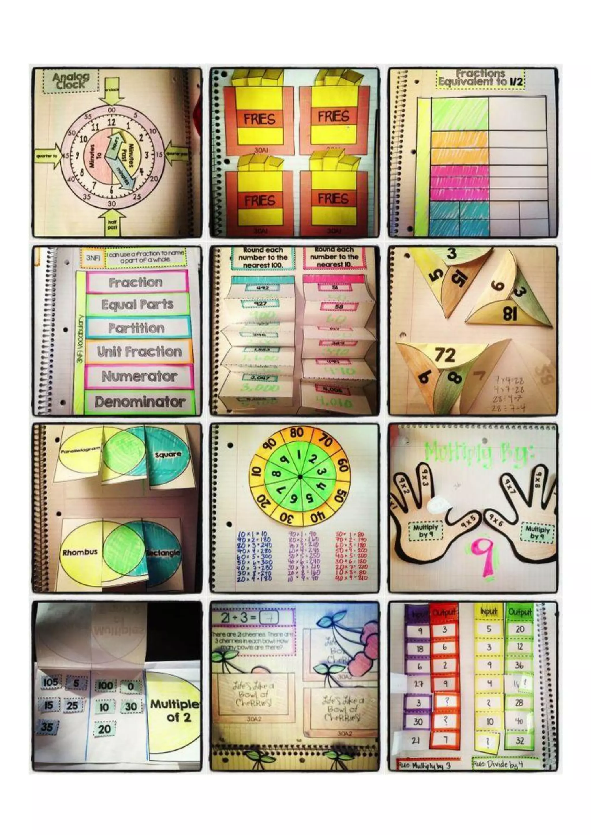 ตัวอย่าง Interactive notebook | PDF