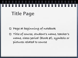 Interactive Notebooks