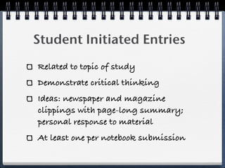 Interactive Notebooks