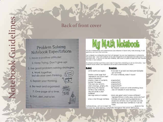 Interactive Mathematics Notebooks For Middle School
