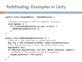 Pathfinding - Part 2: Examples in Unity | PDF