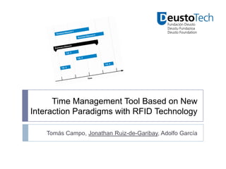 Time Management Tool Based on New
Interaction Paradigms with RFID Technology

    Tomás Campo, Jonathan Ruiz-de-Garibay, Adolfo García
 