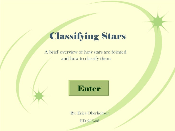 interactive powerpoint classifying stars stars powerpoint
