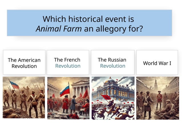 Interactive Powerpoint Animal Farm E-tools | PPT