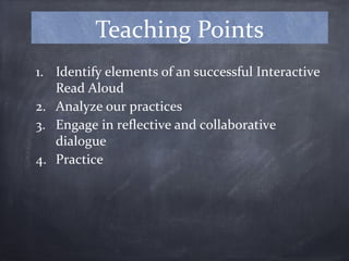 Interactive read aloud | PPT