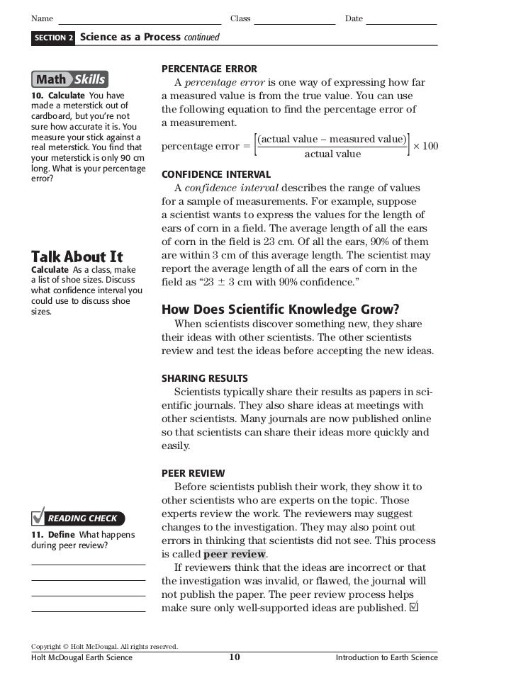 Interactive reader and study guide