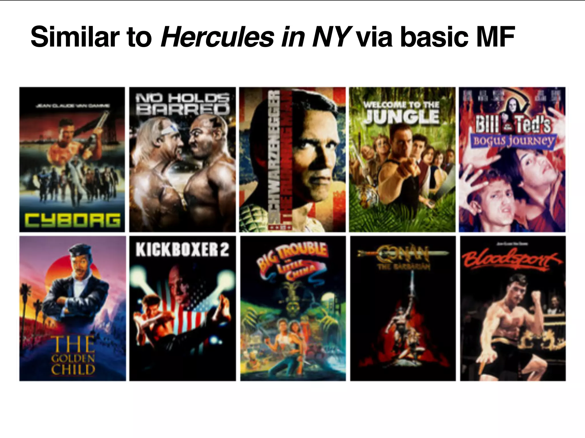 Similar to Hercules in NY via basic MF
 