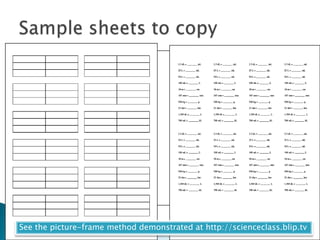 Plastic tubs are only real investment. Most other supplies can be gathered free from KidSmart (DonorsChoose.org for nice scissors)Publication kits