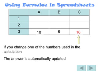 Interactive spreadsheet basics[1] | PPT