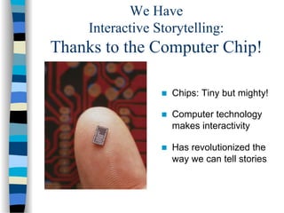 Interactive storytelling - Carolyn Miller | PDF