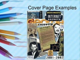 Cover Page Examples
 