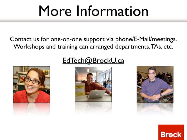 Interactive teaching tools at brock university | PPT