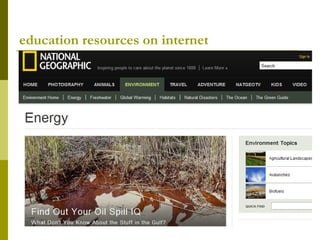 education resources on internet 