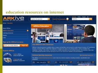 education resources on internet 