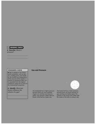 Interactive textbook ch. 2 & 3 the properties & states of matter | PDF