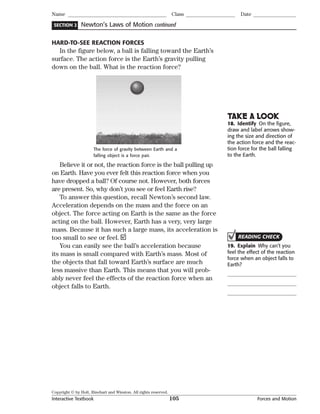 Interactive Textbook Ch. 6 Forces and Motion | PDF